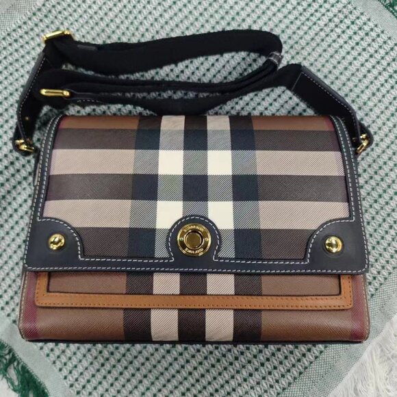 Burberry Note Bag in Birch Brown - Picture 1 of 13
